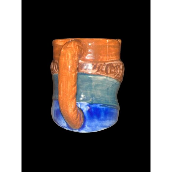 Vintage Made In Japan Pirate Mug/Pitcher Man With Mustache, Vintage Glassware - Picture 4 of 9